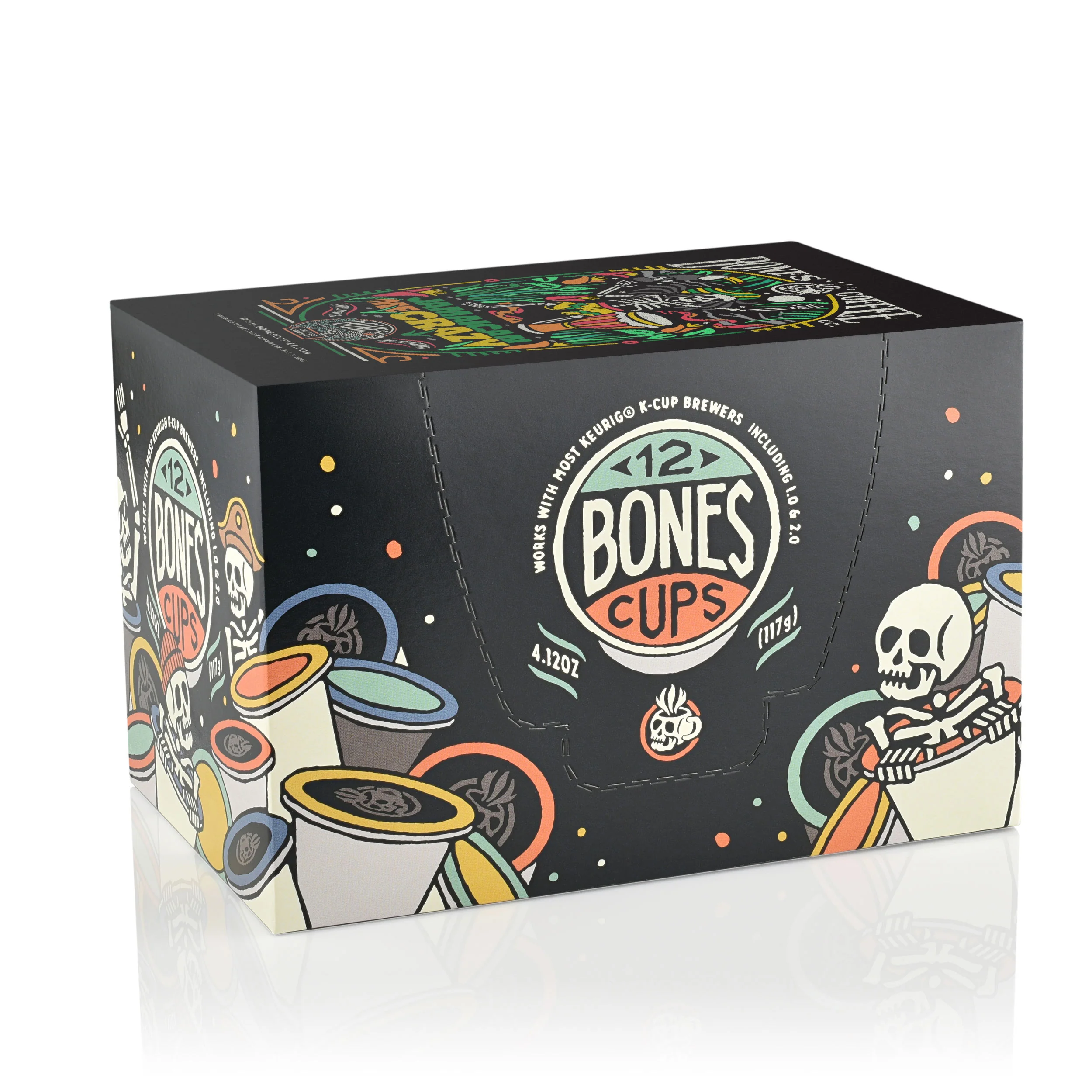 Jamaican Me Crazy® Bones Cups - 12 Count - Image 2