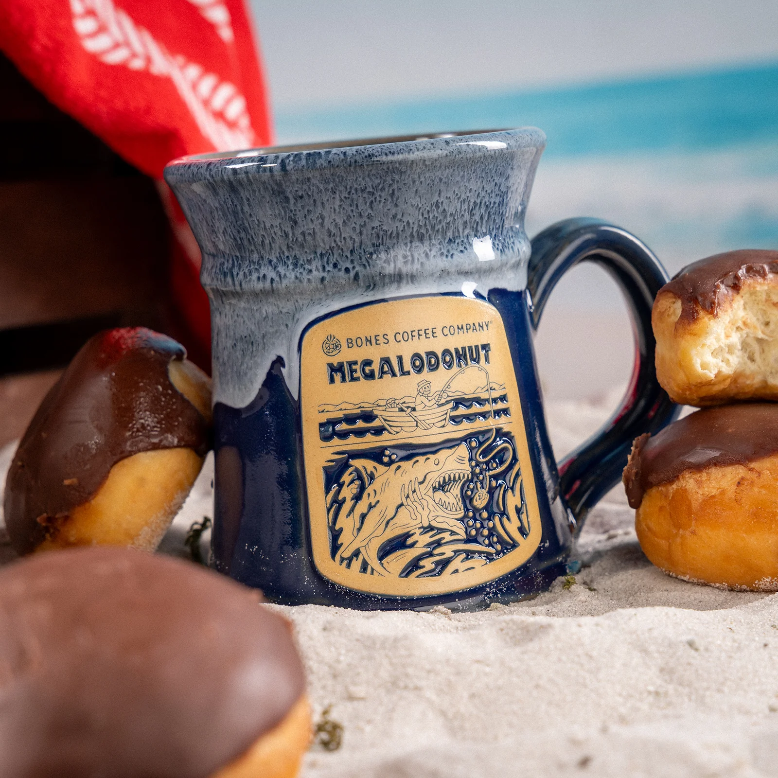 Megalodonut Handthrown Mug - Image 3
