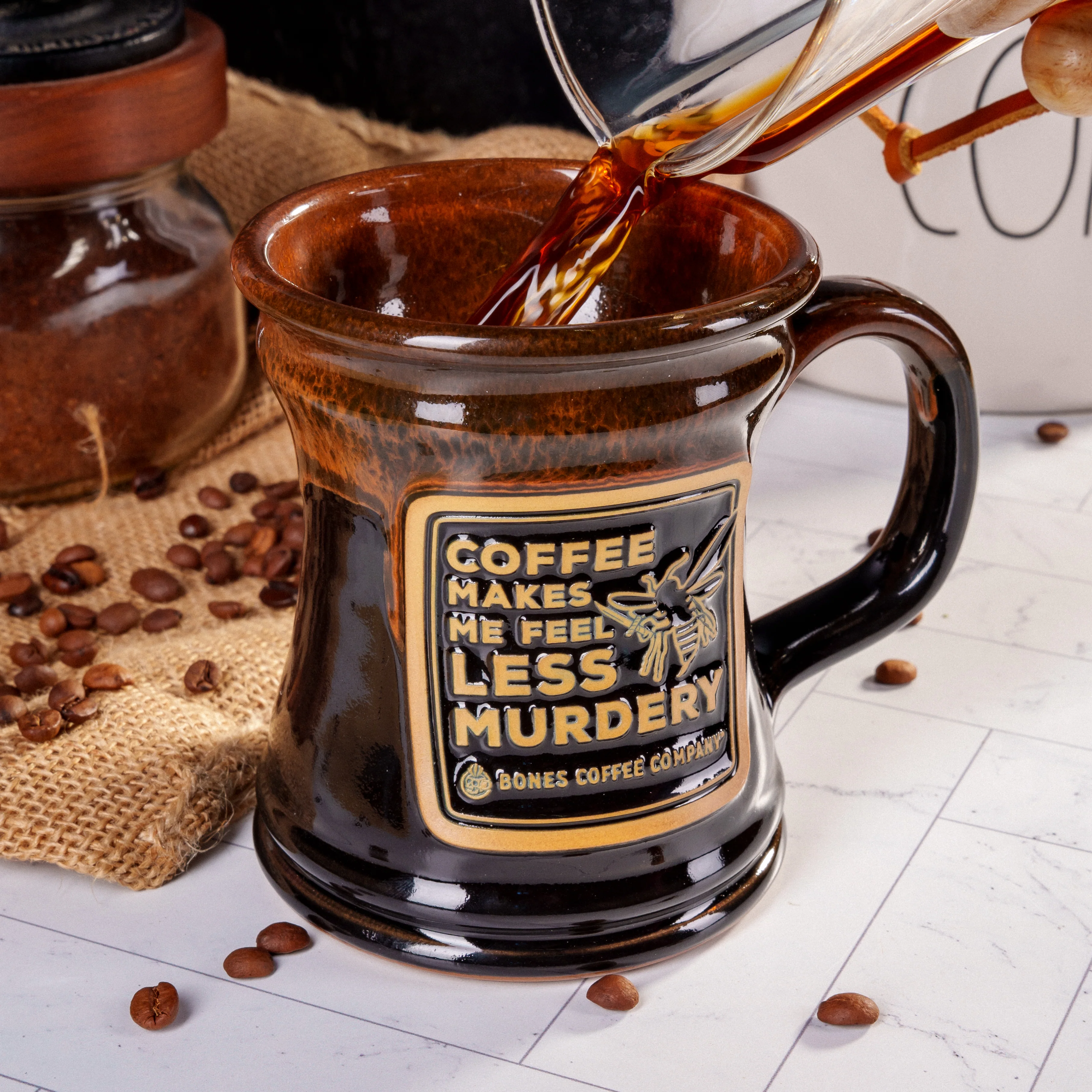 Murder Hornet Handthrown Mug - Image 3