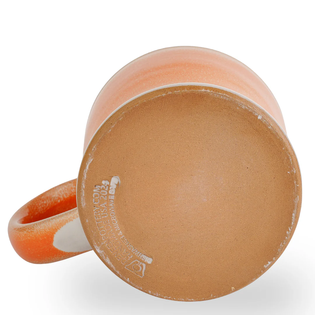 Orange Sickle Handthrown Mug - Image 3